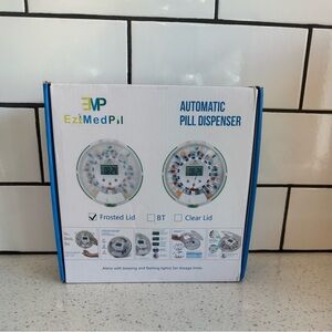 NIB EziMedPil 28-Day Automatic Pill Dispenser w/ Alarm
